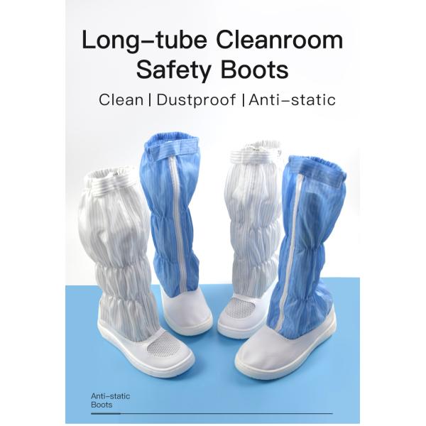 Unisex ESD Cleanroom Shoes Anti-Static PVC Work Boots H-3518