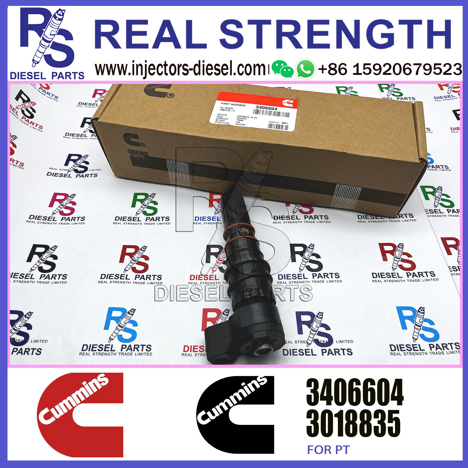 Cummins M11 Engine Spare Parts Nozzle Injector 3406604 Injectors