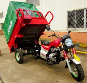 Wholesale Red Color 3 Wheel Cargo Tricycle 1600*1250mm Box Size 60km/h Max Speed from china suppliers