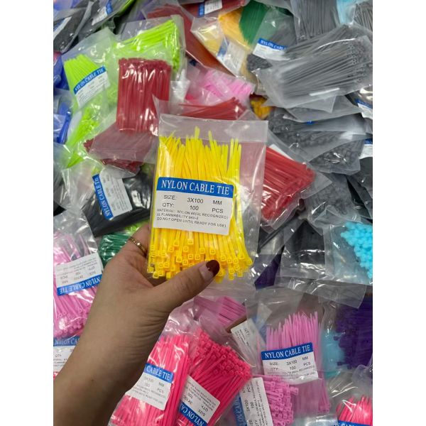Cable Ties Plastic Wraps 66 Nylon Cable Tie 4.8*300mm Custom 8 Inch Free Shenzhen China Custom Logo Printed Accept Small