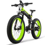 27 Speed Electric Mountain Bike , 26 Inch High Power Electric Bicycle Fat Tire