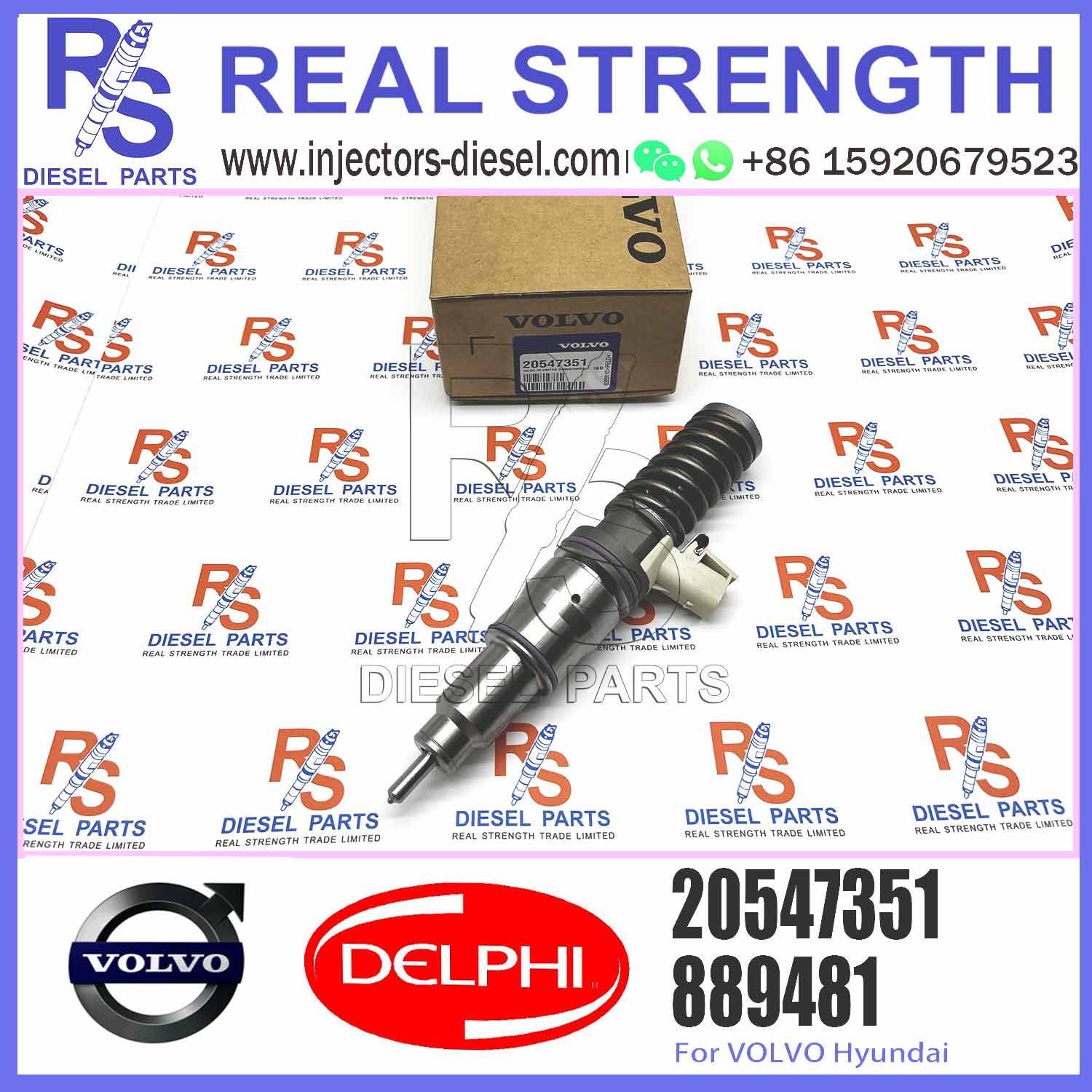 20547350 20547351 20555521 20564425 20564930 20569291 ELIC Engine Common Rail Fuel Injector 207012362 20714369 20747798