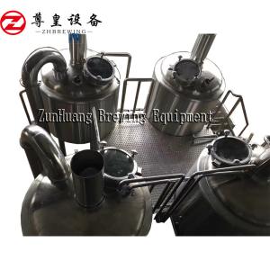 Wholesale SS304 1500L Commercial Beer Brewing Equipment Pickling Passivation Inner Surface from china suppliers