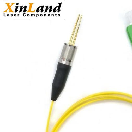 445nm 50mW/488nm 20mW SMF-28 9um Fiber Core Fiber Coupled Coaxial Package Laser