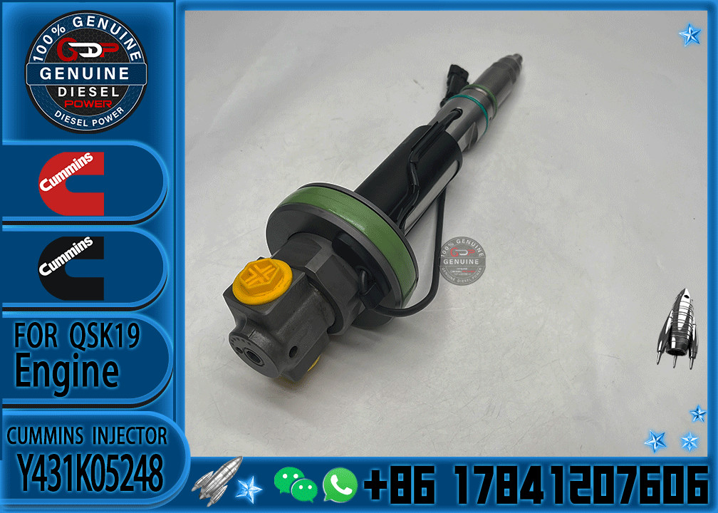 Diesel Fuel Injector F0OBLOJ018 F00BLOJ017 4964172 Y431K05248 For Cummins QSK19 QSK38 QSK50 QSK60 Engine