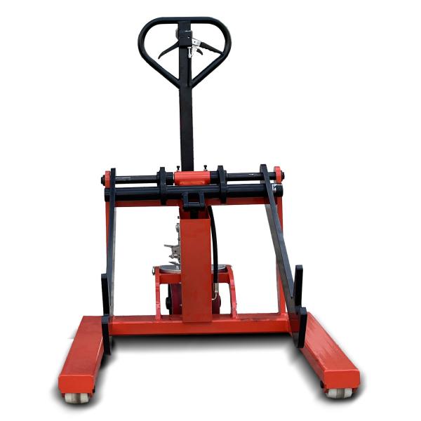 350kg Foil Or Paper Reel Lift Customized Trolley For Packaging Printing Or