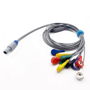 Wholesale OEM ODM Biomedical 10 Leads 14 Pin ECG Cable Compatible BI9000 AHA IEC from china suppliers