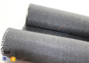Wholesale 800g Black Vermiculite Coated Fiberglass Fabric For Fire Blanket from china suppliers
