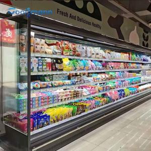 Wholesale Multi Level Open Display Chiller Vertical Supermarket Air Cooler Refrigerator Cabinet from china suppliers