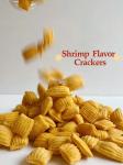 Pillow Shaped Fried Rice Crackers Nostalgic Puffed Spicy Shrimp Chips