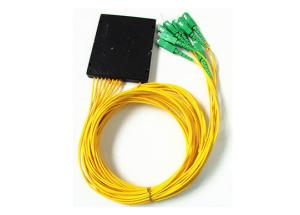 Wholesale Yellow Plc Optical Splitter , LSZH Fiber Optic 1x16 Plc Splitter Jacket For FTTX Systems from china suppliers