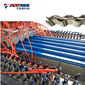 Wholesale Twin Wall Corrugated Sheet Machine , Roof Board Wall Tile Extrusion Machine from china suppliers