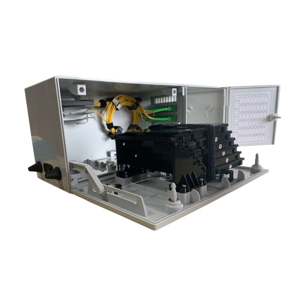 China Outdoor 48 Cores Fiber Optic Distribution Box Manufacturers IP55 PC+ ABS