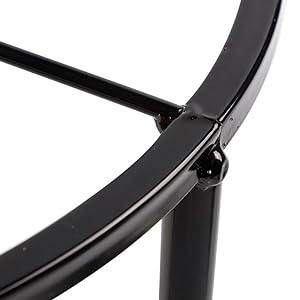 Powder Coated Iron Plant Shelf Heavy Duty Round Rack for Outdoor and Indoor Plants Ideal