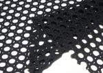 Custom Dyeing Circle Guipure Embroidery Lace Fabric With High Color Fastness