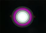 2835 SMD Coloured LED Downlights Recessed Bottom Emitting Round White + Pink