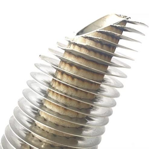 DELLOK 4mm-15mm Tube Thickness Carbon Steel Fin Tube For Pickled / Bright