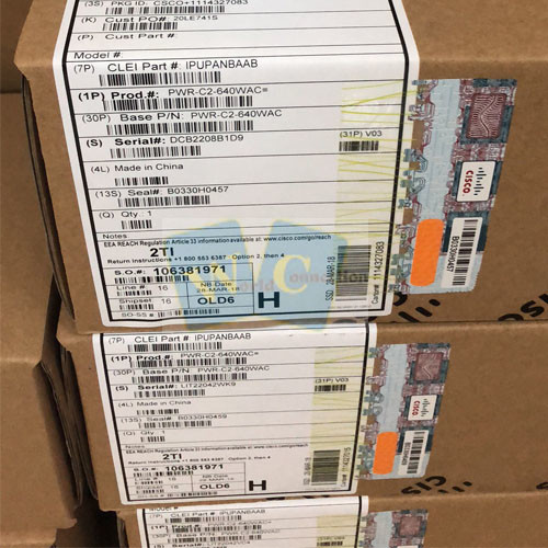 1.02 KW Output Cisco Power Supply PWR-C2-1025WAC With AC Input Voltage Type