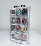 Custom Accessories Display Stand Brand Logo Wood Retail Sticker Display