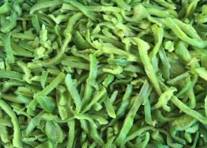 Wholesale Fresh IQF Individually Quick Freezing Green Pepper Strips IQF Frozen Food For Catering from china suppliers