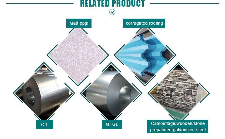 Hot Dip PPGI PPGL Galvanized Color Coated Steel Coil 22 Gauge