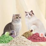 Plant Tofu Litter Sand ODM Clean Deodorization Pretty Litter Flushable