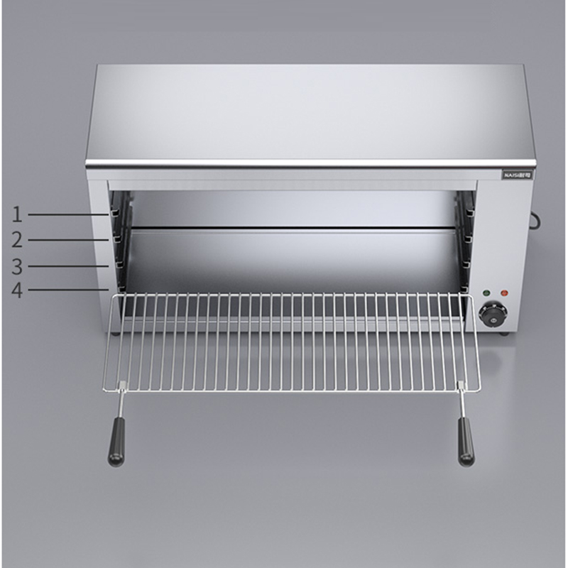 High Productivity Stainless Steel Commercial Salamander Machine for Kitchen Equipment