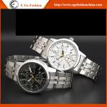 017A Fashion Watches Wholesale 3 Subdials for Decoration Stainless Steel Watch