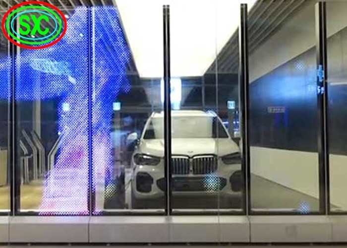 Commercial Transparent Display , LED Transparent Display 1R1G1B Three-Year Warranty