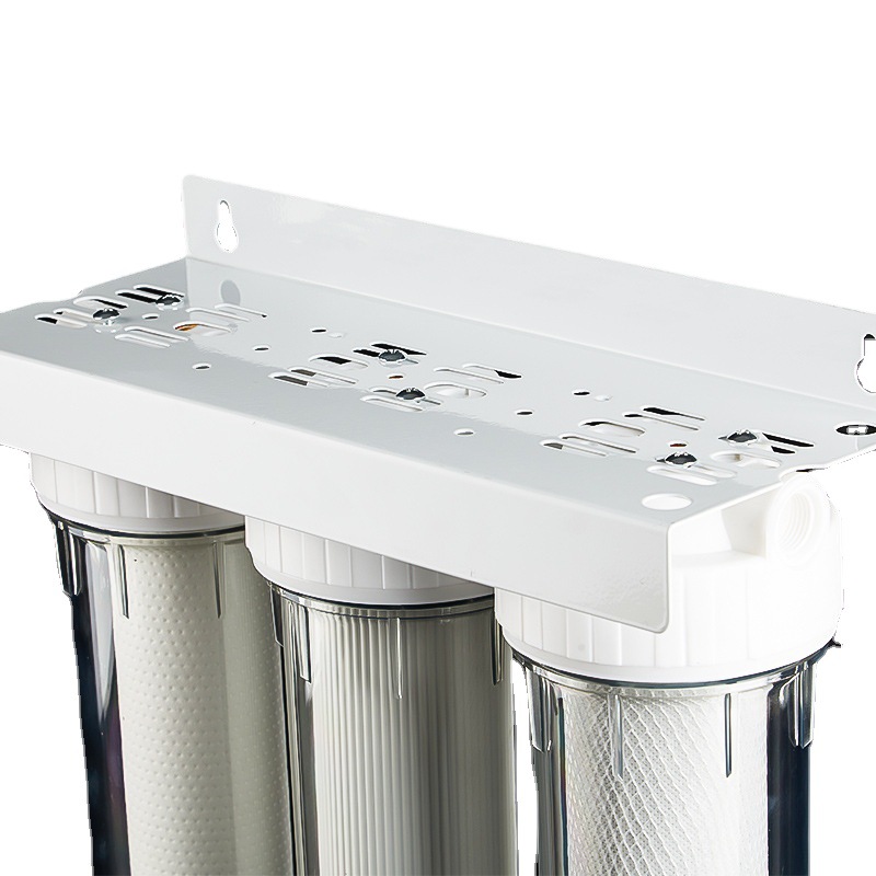 20" x 2.5" Big Blue Three-Housing Filtration System for High Capacity Water Filtration