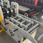Speed Steel Frame Purlin Machine PLC Controlled Flying Punch Hole Galvanized