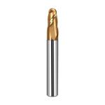 Solid Carbide 4 Flute 30 Degree Spiral Angle Ball Nose End Mills