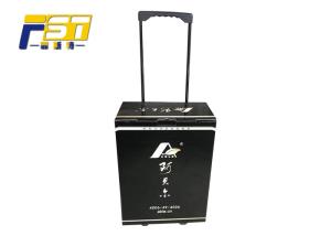Wholesale Fashion Color Printing Cardboard Trolley Box , Black Corrugated Folding Box Trolley from china suppliers