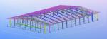 Q355B Grade Prefabricated Steel Structure Construction Columbia Hockey Stadium