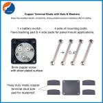 3 Position DC12V 200A Isolator Battery Switch Auto Truck Power Protection Kill