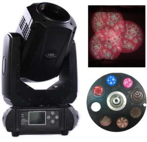 Wholesale 200W 3 In 1 LED Zoom Moving Head Light 3 Facet Prism And 2 Gobo Wheels from china suppliers
