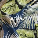 152CM Stretchable Activewear Knit Fabric Jacquard Ladies Swimwear