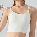 Running Shock Proof Womens Sports Bra Vest Slim Shoulder Strap Bra