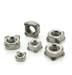 JIS B1196 SS304 316 M4 TO M12 Square Weld Nuts