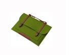 wholesale portable 13 inch felt laptop sleeve with leather handle