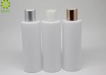Custom Color Disc Cap White HDPE Bottle Plastic Flat Shoulder Bottle For Shampoo