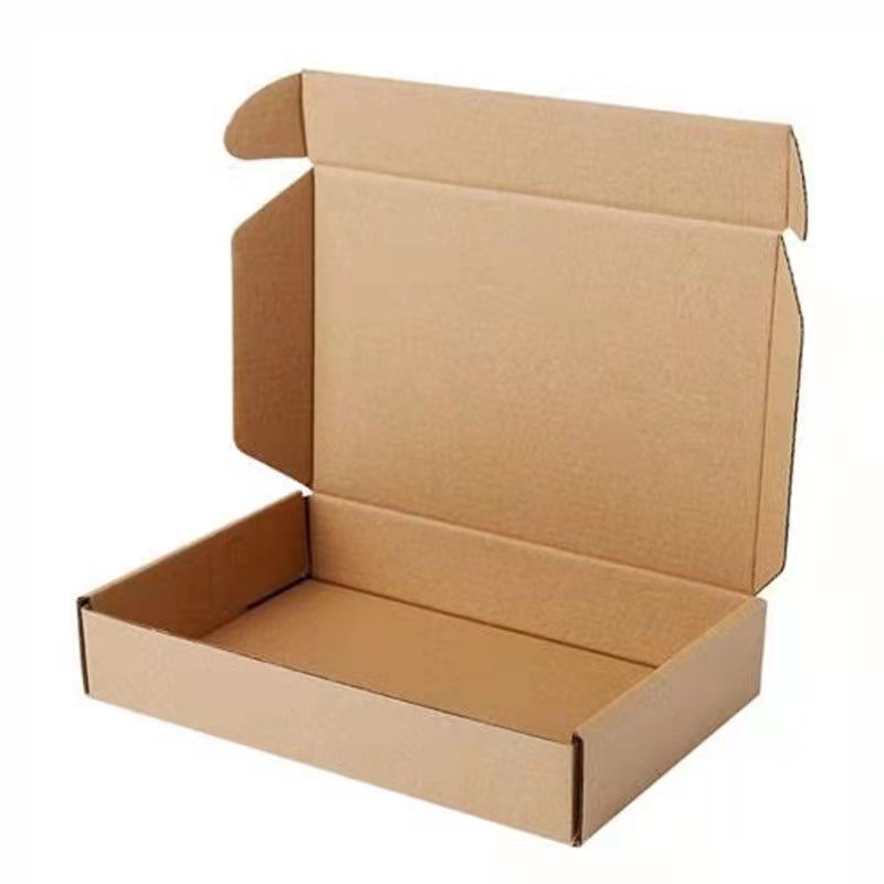 Bulk Cheap Custom Logo Blank Kraft Cardboard Paper Boxes For Packaging