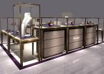 Non - Toxic Materials Jewelry Showcase Kiosk Hidden Various Colors LED Strip