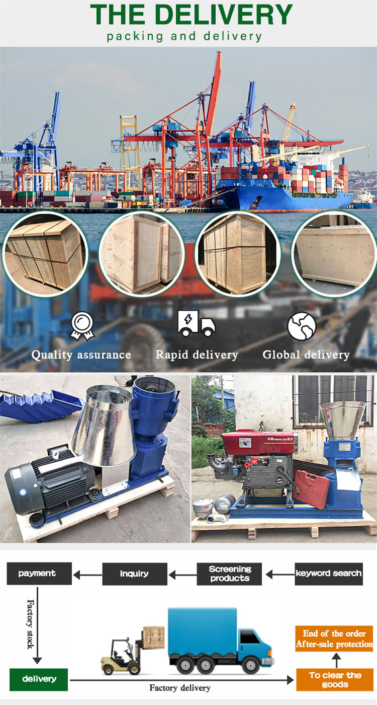 Small Scale Fish Food Pellet Machine Diesel Engine Manual Model