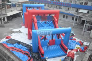 Wholesale Outdoor Fun Adult Inflatable Obstacle Course 5K Obstacle Game Bouncer Slide Combo from china suppliers