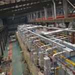 Hot Dip Steel Galvanizing Plant Process 1.3-2.5mm 300-850mm Metal Ss