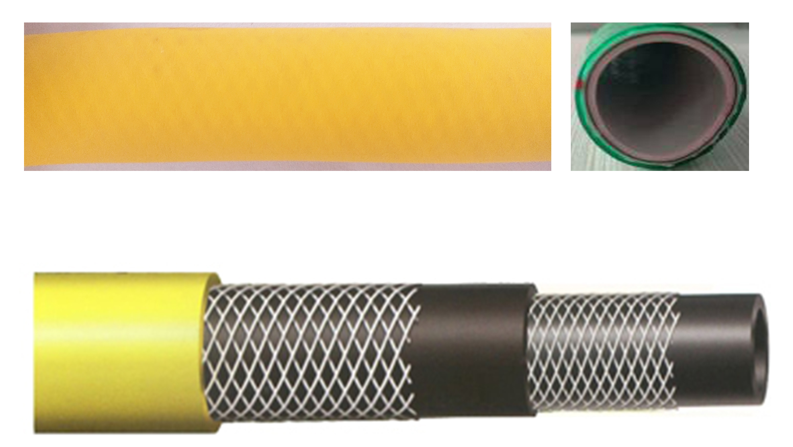 PVC All Weather Garden Hose 50m 3/4'' 4 Layers PVC Heavy Duty Garden Hose Flexible High Pressure Water Hose