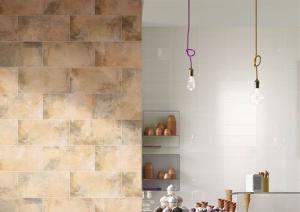 Wholesale Interior Cement Look Porcelain Tile Accurate Dimensions Convex Pattern from china suppliers