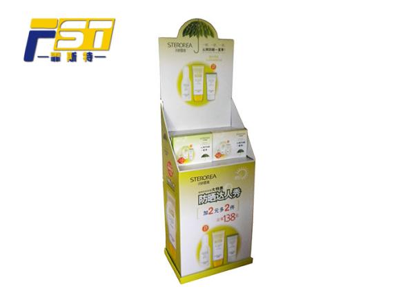 Light Weight Cardboard Paper Dump Bins , Various Styles Recycling For Skin