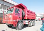 Sinotruk HOWO mining dump truck / tipper special truck 371hp with front lifting
